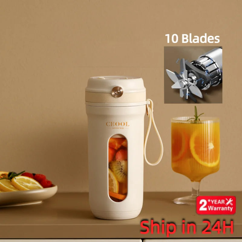 10 Blades Electric Portable Blender Taylered PicksTaylerpicks.myshopify.com