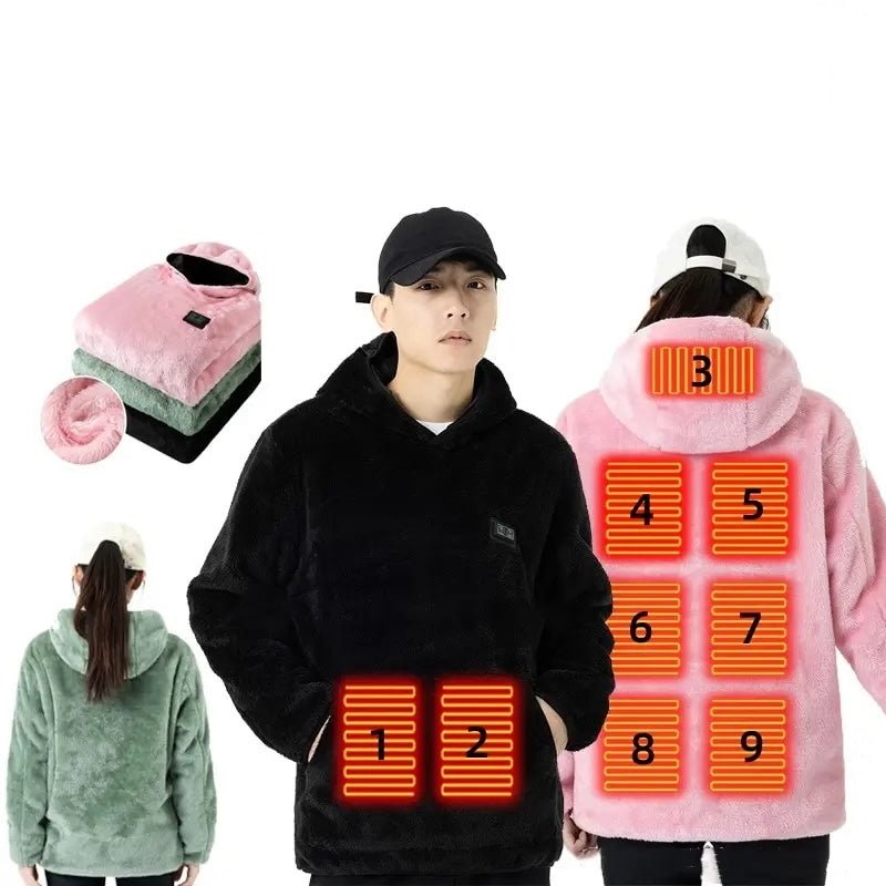 USB Infrared 9 Heating Areas Hoodies Sweater Taylered PicksTaylerpicks.myshopify.com