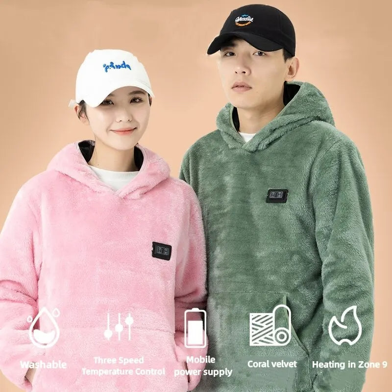 USB Infrared 9 Heating Areas Hoodies Sweater Taylered PicksTaylerpicks.myshopify.com