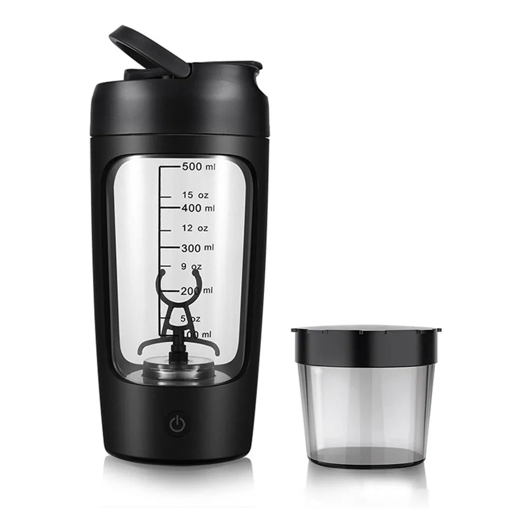 Electric Protein Shaker Cup with Powder Storage Taylered PicksTaylerpicks.myshopify.com