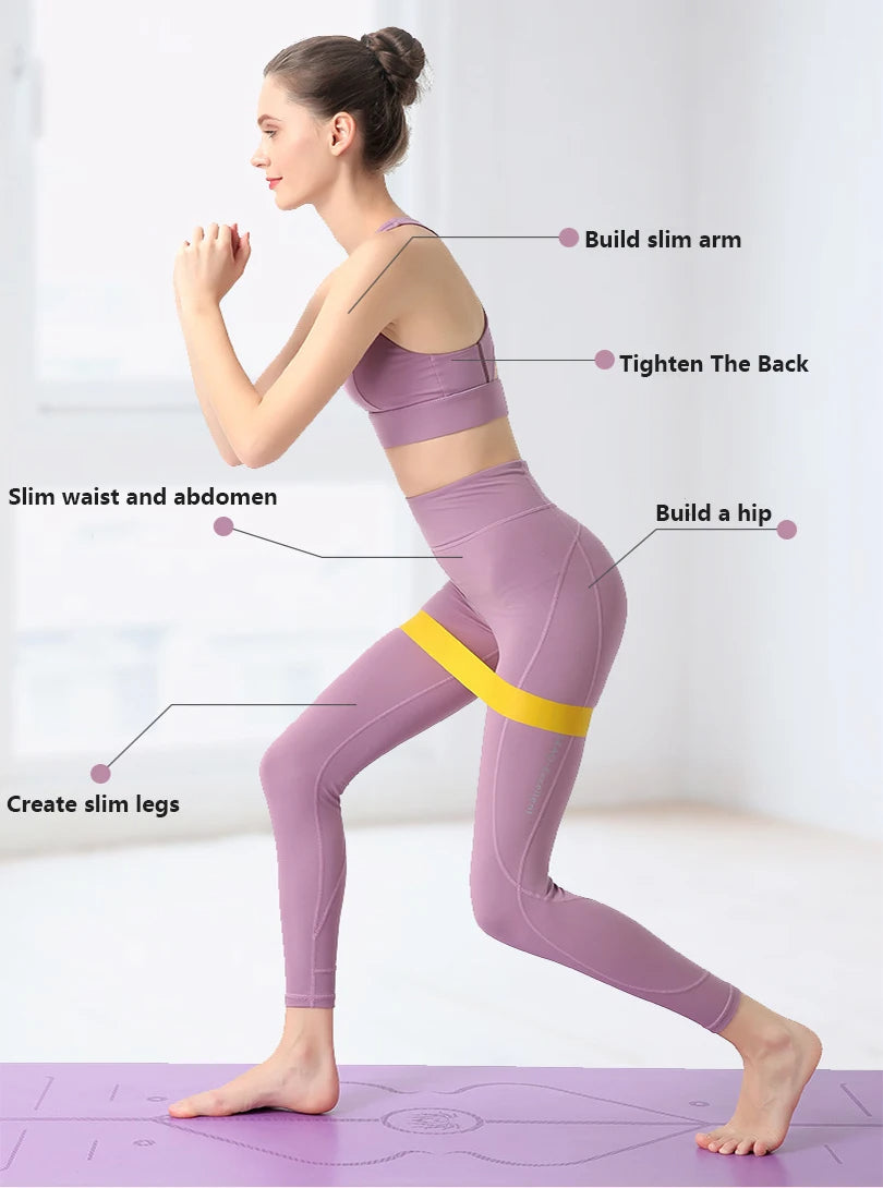 Fitness Workout Rubber Resistance Band Taylered PicksTaylerpicks.myshopify.com