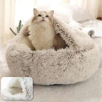 Soft Plush Round Cat Bed Taylered PicksTaylerpicks.myshopify.com