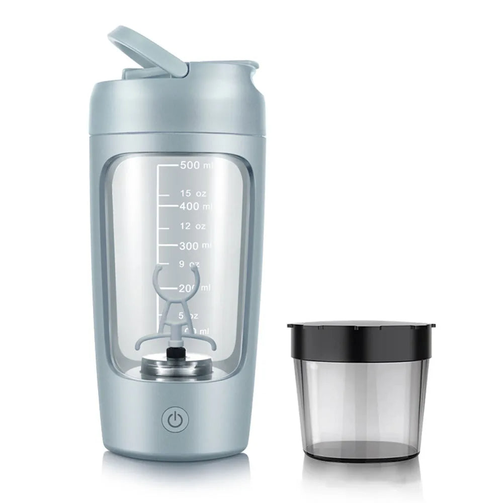 Electric Protein Shaker Cup with Powder Storage Taylered PicksTaylerpicks.myshopify.com