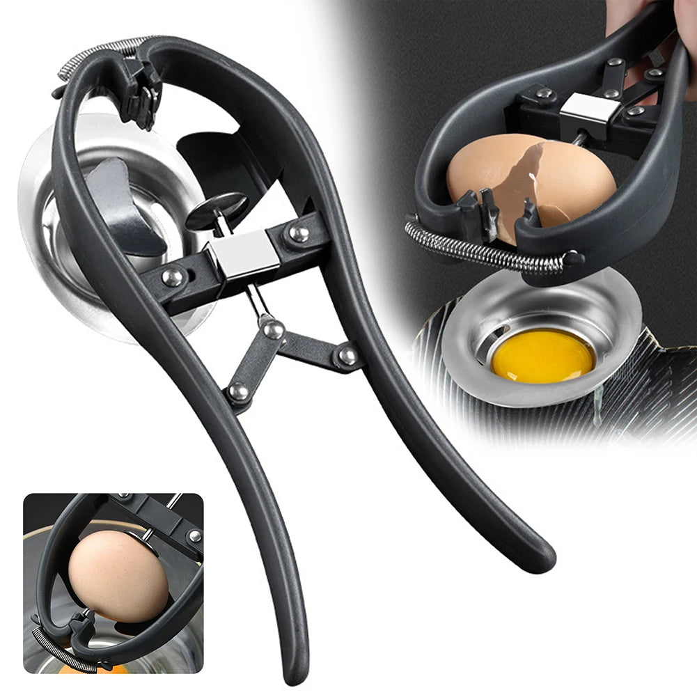 Stainless Steel Egg Cracker Taylered PicksTaylerpicks.myshopify.com