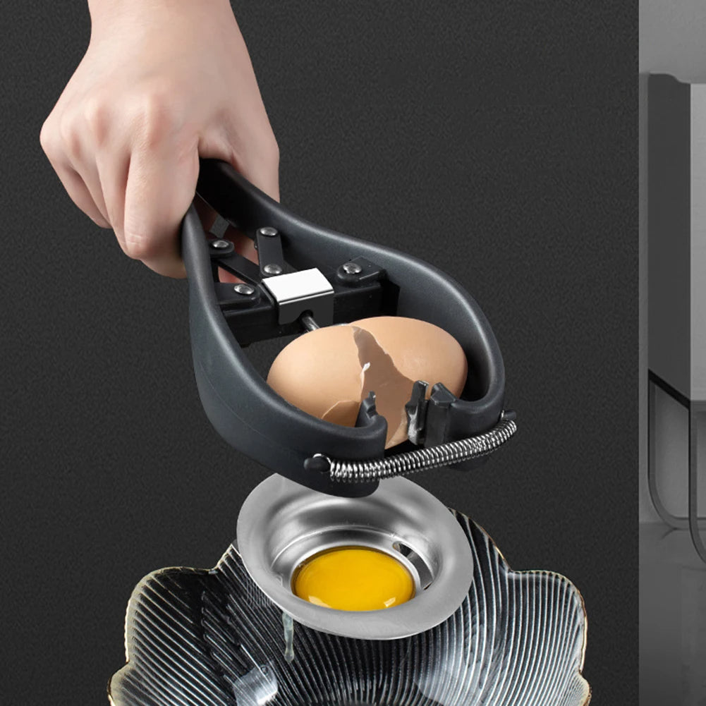 Stainless Steel Egg Cracker Taylered PicksTaylerpicks.myshopify.com