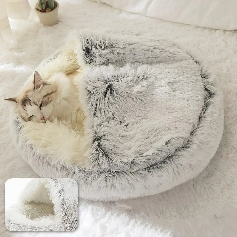 Soft Plush Round Cat Bed Taylered PicksTaylerpicks.myshopify.com