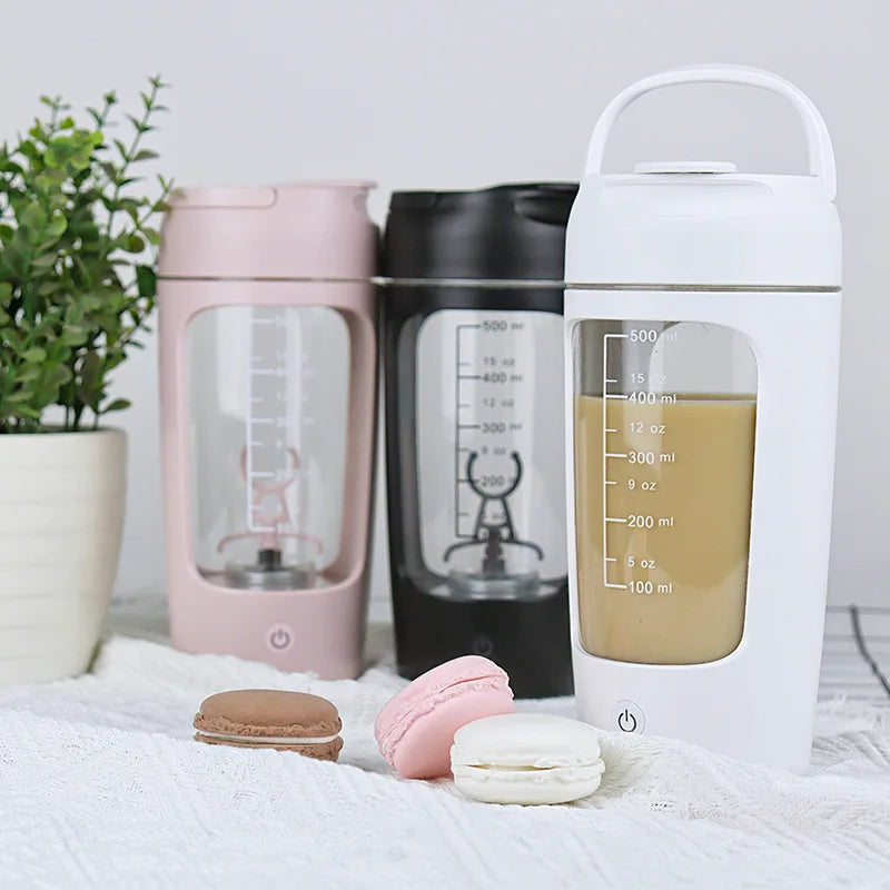 Electric Protein Shaker Cup with Powder Storage Taylered PicksTaylerpicks.myshopify.com
