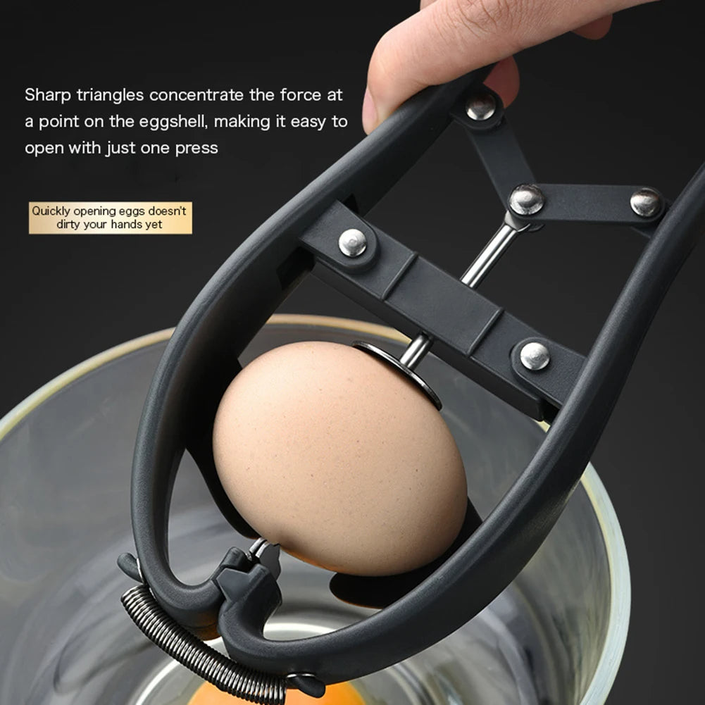 Stainless Steel Egg Cracker Taylered PicksTaylerpicks.myshopify.com