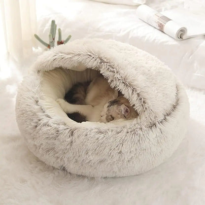 Soft Plush Round Cat Bed Taylered PicksTaylerpicks.myshopify.com